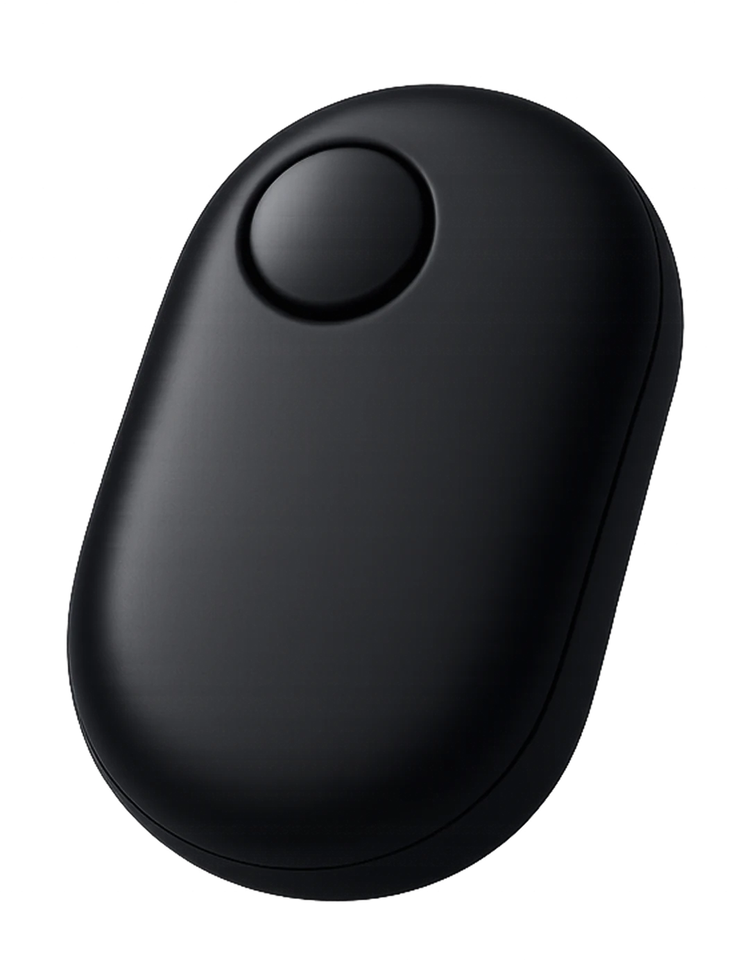 The Eventag hardware tagger, a small rounded device with a single button.
